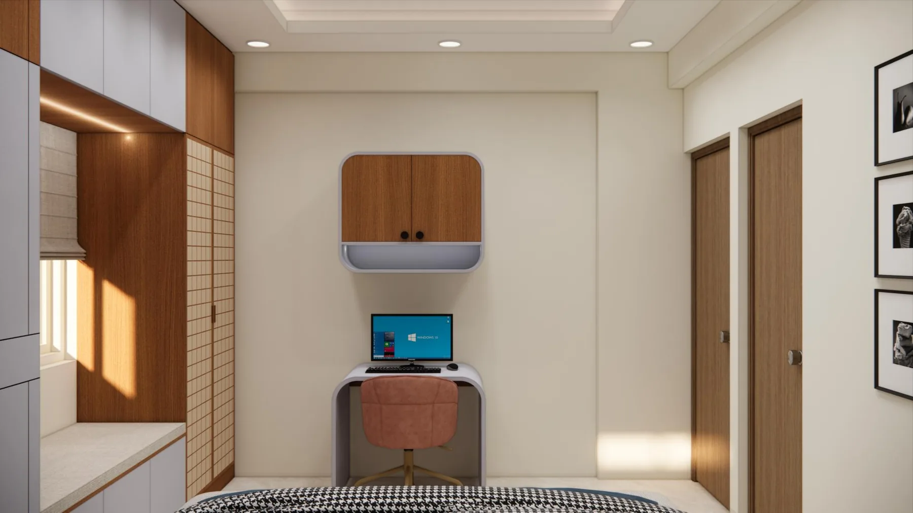 A finished home interior by buildabo