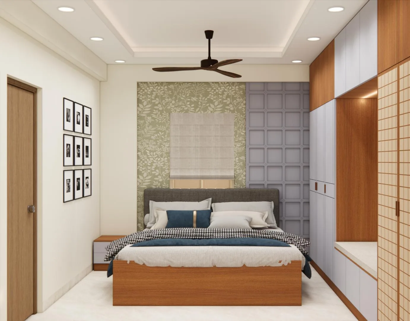 Bedroom interior by buildabo in Bangalore